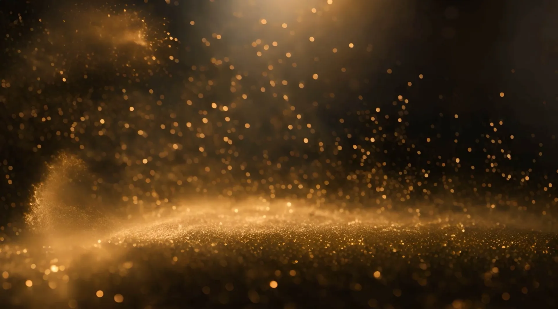 Luxury Golden Particles Motion Backdrop Video